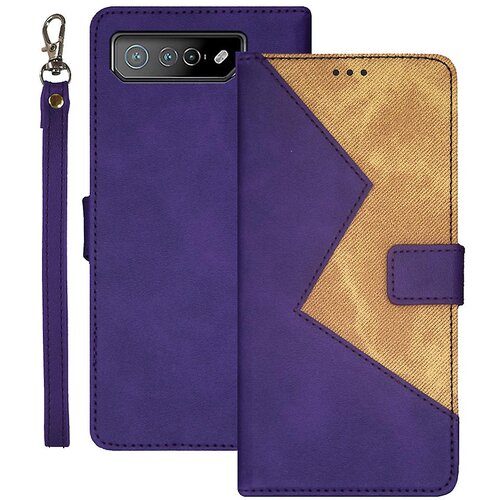 INORCO IDEWEI za Asus ROG Phone 7 5G torbica za telefon z držalom za kartico PU usnjeno stojalo, barvni pokrov za spajanje, (22035693) Slike