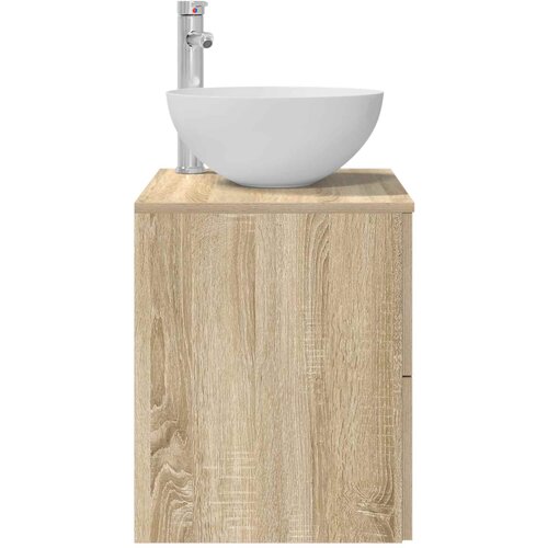  Umivaonik s policom Hrast sonoma 49,5 x 41 x 64,5 cm Slike