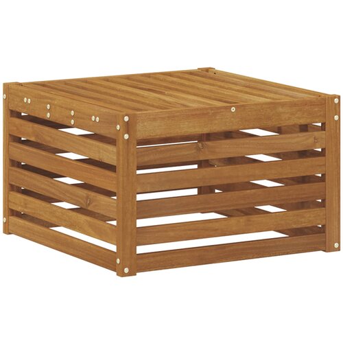  otoman Čvrsto drvo akacije Prirodna 59 x 59 x 37 cm Slike