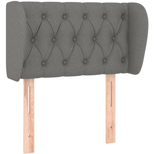 Maison Chic vzglavna omarica - nočna omarica - posteljna omarica z u&amp;scaron;esi temno sivo 83x23x78/88 cm blago, (21708025) Slike