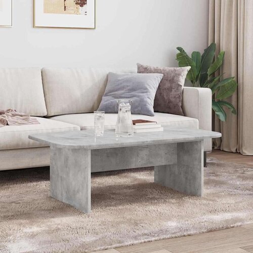  Stolić za kavu Betonski sivi 93 x 53 x 33 cm Konstruirano drvo Slike
