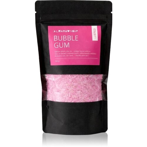 Almara Soap Bath Salt Bubble Gum barvna kopalna sol 180 g Cene