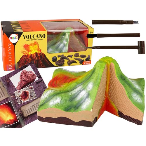 Volcano Excavation Educational Kit Cene