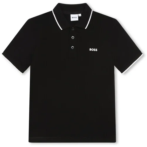 Boss Polo majica J25P26 D Črna Regular Fit