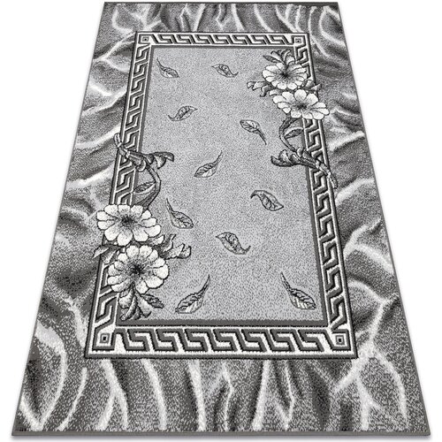 RugsX Preproge Preproga BCF Morad TRIO Classic listi, cvetje 240x340 cm Siva Cene