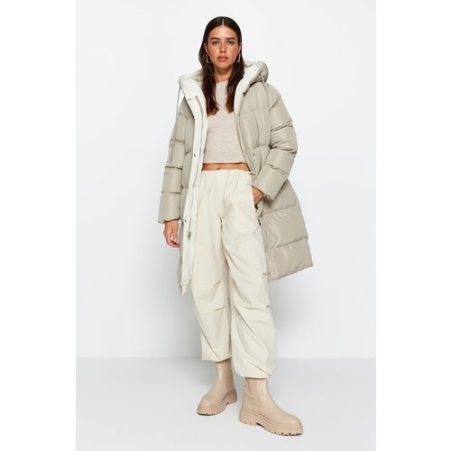 Trendyol Winter Jacket - Gray - Puffer Slike
