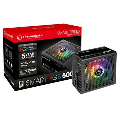 Thermaltake Smart RGB 80PLUS 600W 12cm SPR-600AH2NK-2 napajanje Slike