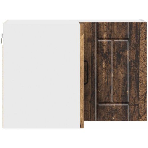  Zidni kutni ormar Lucca Staro drvo 57 x 57 x 40 cm Slike