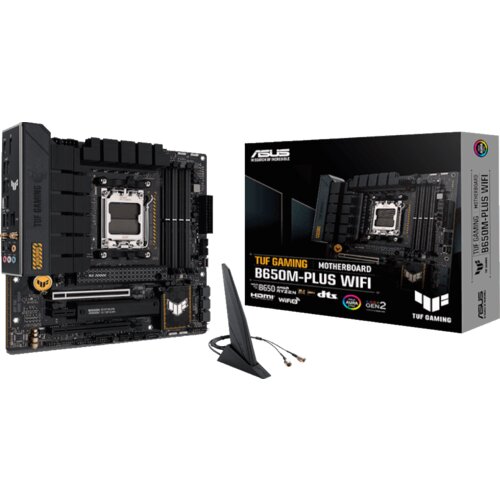 Asus TUF GAMING B650M-PLUS WIFI AM5 DDR5 mATX MB osnovna plo&amp;scaron;ča, (20425055) Slike