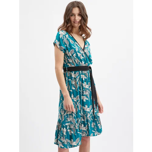 Orsay Petroleum Women Floral Dress - Women