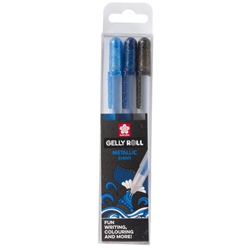  Gel olovka Sakura Gelly Roll METALLIC - 3 kom | ocean Cene