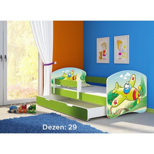 ACMA Krevet za decu Green sa fiokom 140x70 2 29 Cene