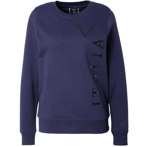 19V69 ITALIA Sweater majica mornarsko plava / crna