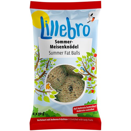 Lillebro ljetne knedle za divlje ptice - 6 komada po 90 g Slike