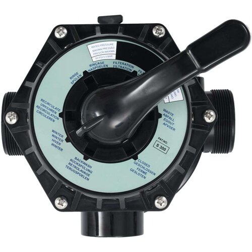 VidaXL Ventil z več priključki za pe&amp;scaron;čeni filter ABS 1,5&amp;quot; 6-smerni Slike