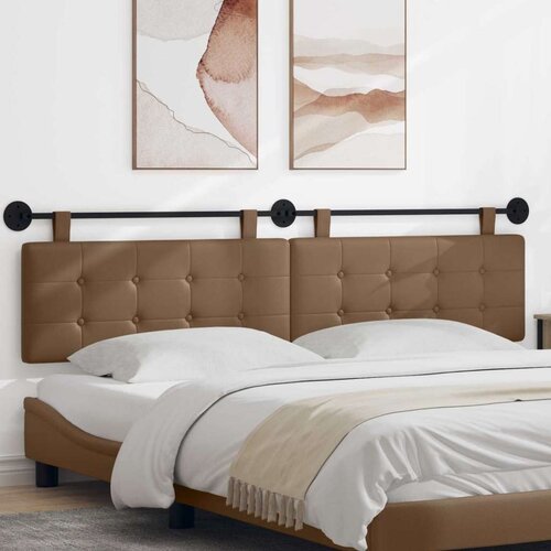  Držeće uzglavlje Boja cappuccina 210 x 55 x 5 cm Lažna koža - Boja cappuccina 200 cm bez LED Cene