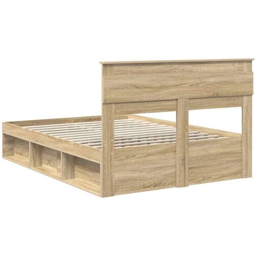  Okvir za krevet Sonoma 140 x 190 cm Čvrsto borovo drvo Slike