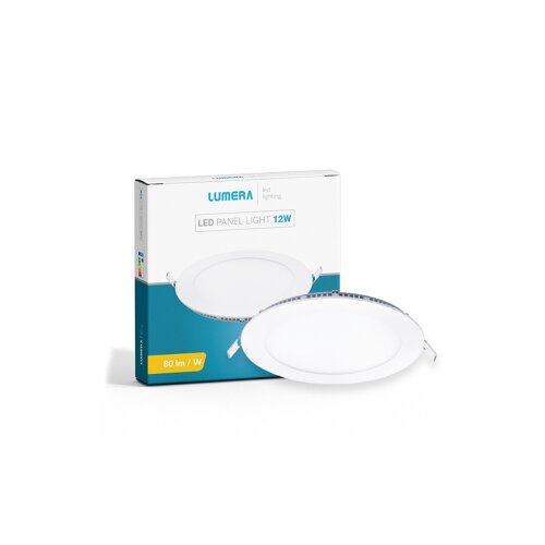Greentech LED PANEL LUMERA LIGHTING 12W 3000K UGRADNI,OKRUGLI LM-212-12W Cijene