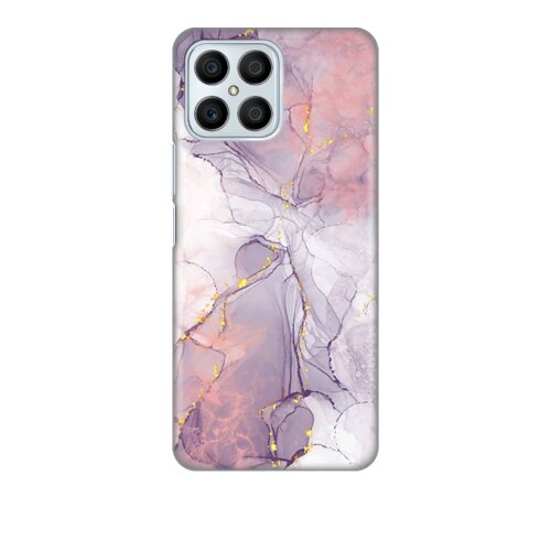 Silikonska maska za Honor X8 Pink Marble Print šarena Slike