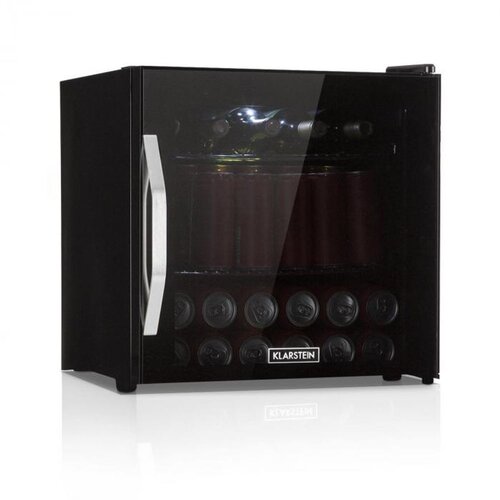 Klarstein Beersafe L Onyx, hladilnik za pijačo, E, LED, kovinske rešetke, steklena vrata, črna Cene