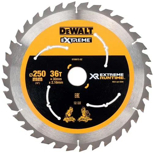 Dewalt LIST ZA POTEZNO ŽAGO 250MMX30MM 36T FLEXVOLT, (20374213)