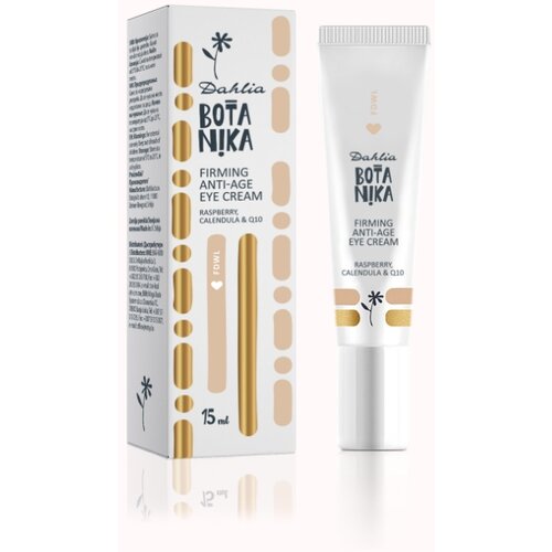 Dahlia anti-age krema za oko očiju sa ekstraktima maline, nevena i koenzimom Q10 Botanika, 15ml Cene