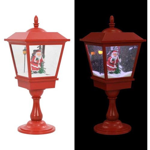 vidaXL Božićna samostojeća svjetiljka s Djedom Mrazom 64 cm LED Cene
