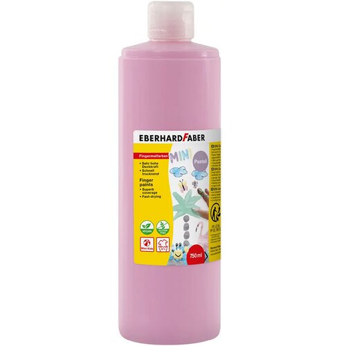 Eberhard Faber Prstna barva pastelno roza, 740 ml Slike