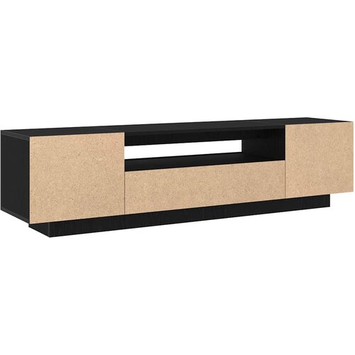  ormar Crna 160 x 35 x 40 cm Konstruirano drvo Slike