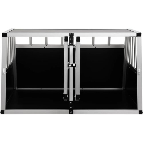  Kavez za pse s dvostrukim vratima 89 x 69 x 50 cm Slike