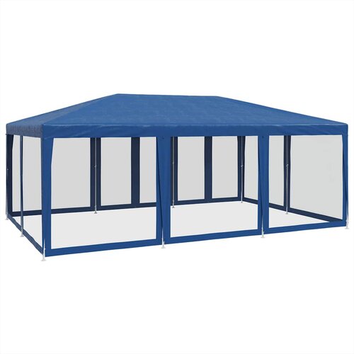  za zabave s 10 mrežastih bočnih zidova plavi 6x4 m HDPE Slike