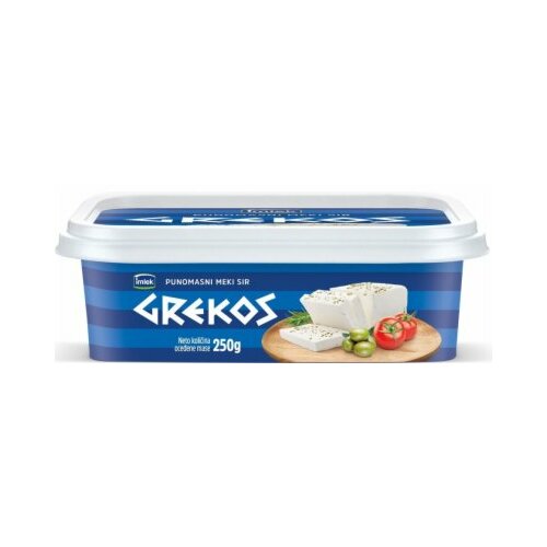 Mlekara Subotica Grekos punomasni meki Beli sir u salamuri 250g kutija Cene