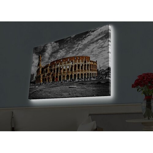 Wallity Zidna slika sa LED osvetljenjem 4570HDACT-097, 45x70 cm Cene