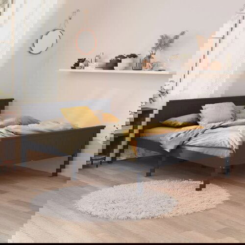 Furnova Posteljni okvir siv iz trdne borovine 140x200 cm, (21939340) Slike
