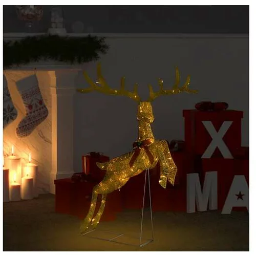  Božična dekoracija leteči jelen 120 toplo belih LED lučk