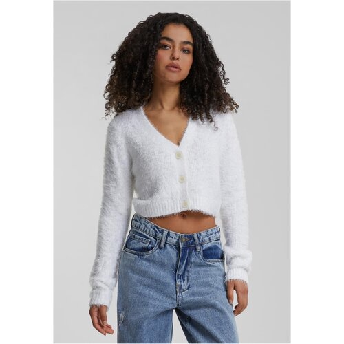 Urban Classics Women&amp;#039;s cropped sweater Feather white Slike