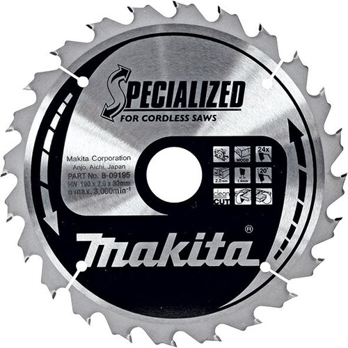 Makita list za testeru od tvrdog metala, sa 24 zubaca B-09195 Cene