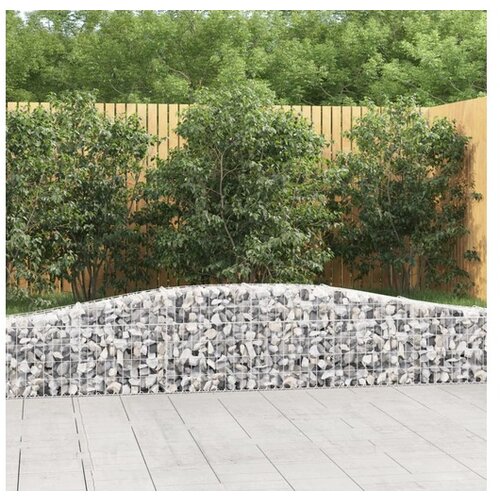 vidaXL Obokane gabion kosare 25 kosi 400x30x40/60 cm pocinka Cene