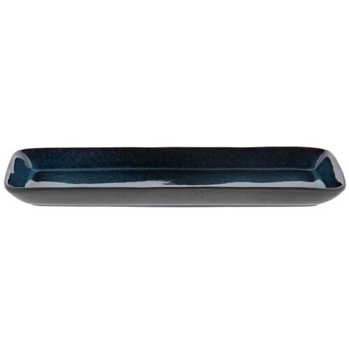 Bitz crno-plavi keramički pladanj za posluživanje Bitz, 38 x 14 cm Slike