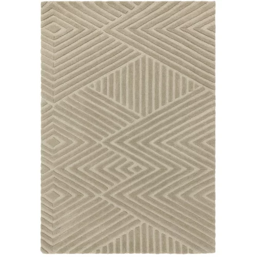 Asiatic Carpets Svetlo rjava volnena preproga 160x230 cm Hague –