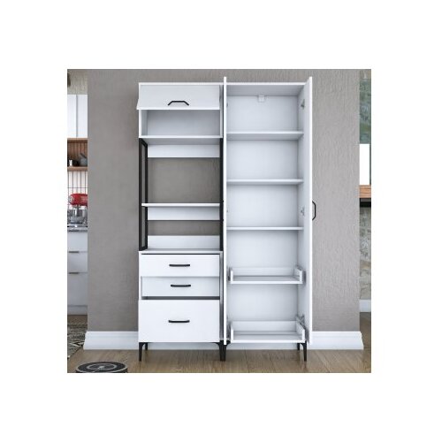 Hanah home JE142 - 3106 white multi purpose cabinet Slike