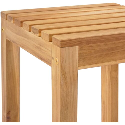  bar set 7 pcs Neprerađeno Čvrsto teak drvo Slike