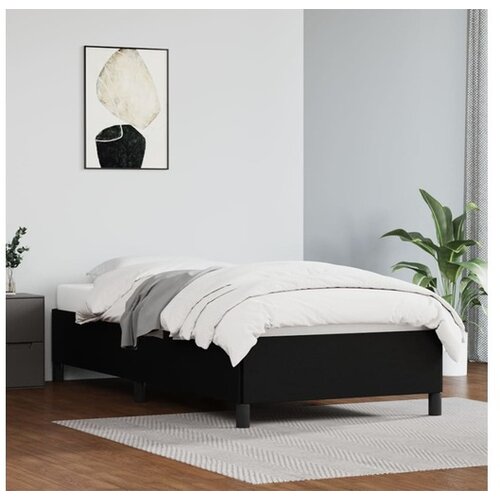  Za krevet crni 90x200 cm od umjetne kože Cene