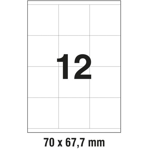  ETIKETE ILK 70X67,7MM PK100L ZWECKFORM 3661 Cene