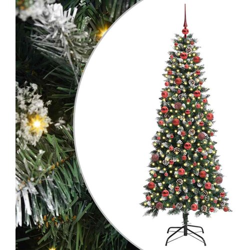 vidaXL Umestno božično drevo med 300 LED Zelena 76 x 76 x 180 cm, (5000068146) Cene