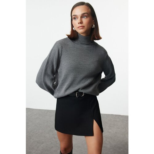 Trendyol Anthracite Basic Turtleneck Knitwear Sweater Cijene