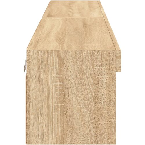  ormarići s LED svjetlima 2 kom boja hrasta 100x30x30 cm Slike