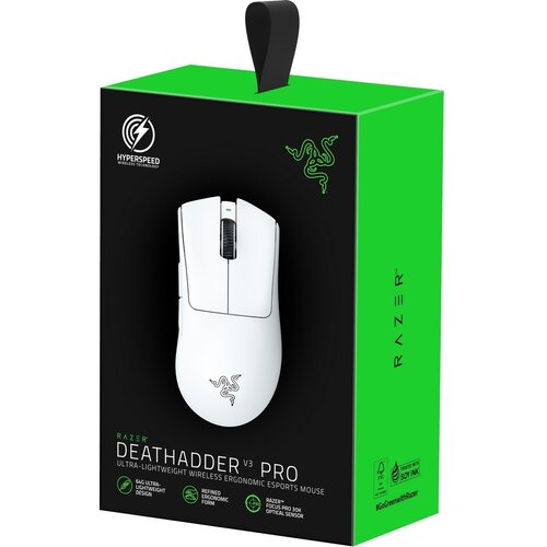 Razer DeathAdder V3 Pro gaming mi&scaron;ka bele barve Cene