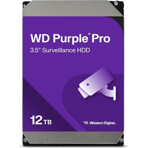 Western Digital Purple Pro Smart Surveillance 12TB 3,5" SATA3 512MB 7200rpm trdi disk WD122PURP Cene