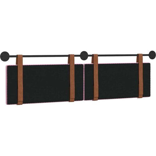  Držeće uzglavlje Zidne Ružičasta 170 x 55 x 5 cm Antikni PU - Ružičasta 160 cm bez LED Slike